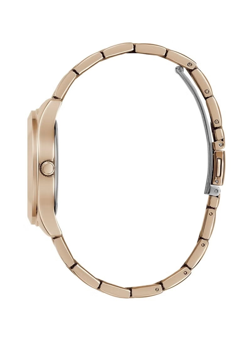 GUESS Women's Analog Rose Gold Stainless Steel Watch GW0675L3 - Image 3